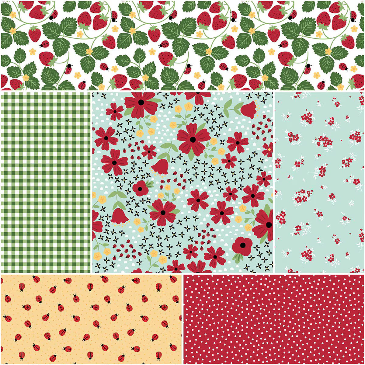 Little Ladybug 1-Yard Bundle Blue