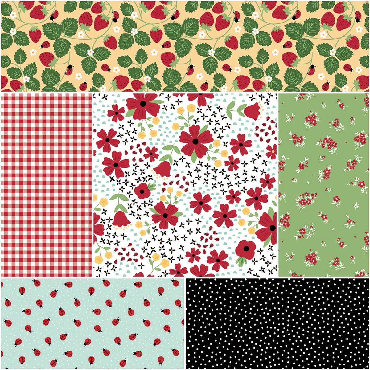 Little Ladybug 1-Yard Bundle White