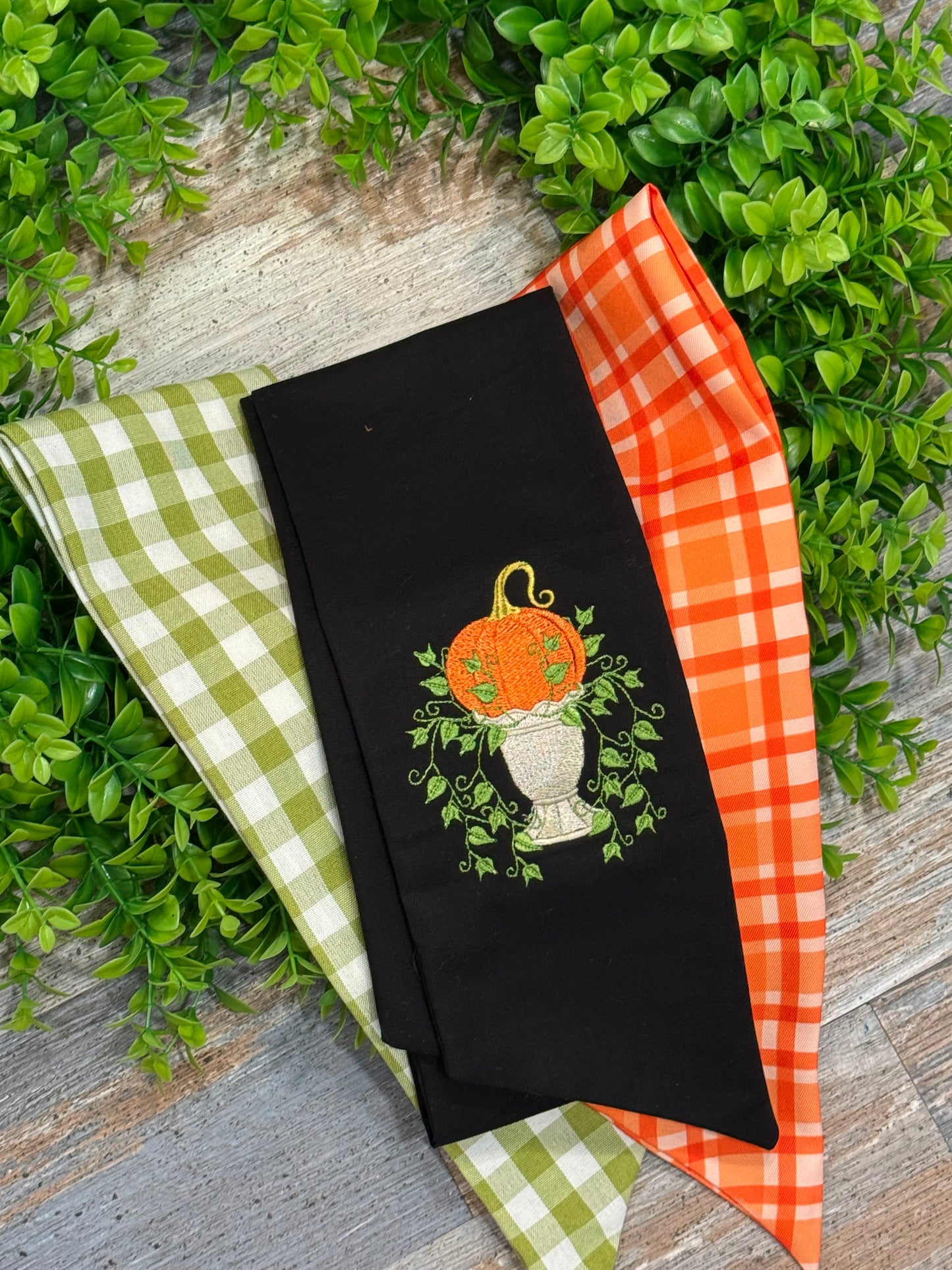 Pumpkin Wreath Sash