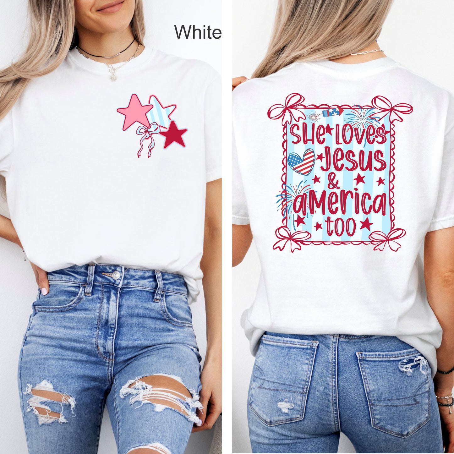 PRE-ORDER She Loves Jesus & America Too