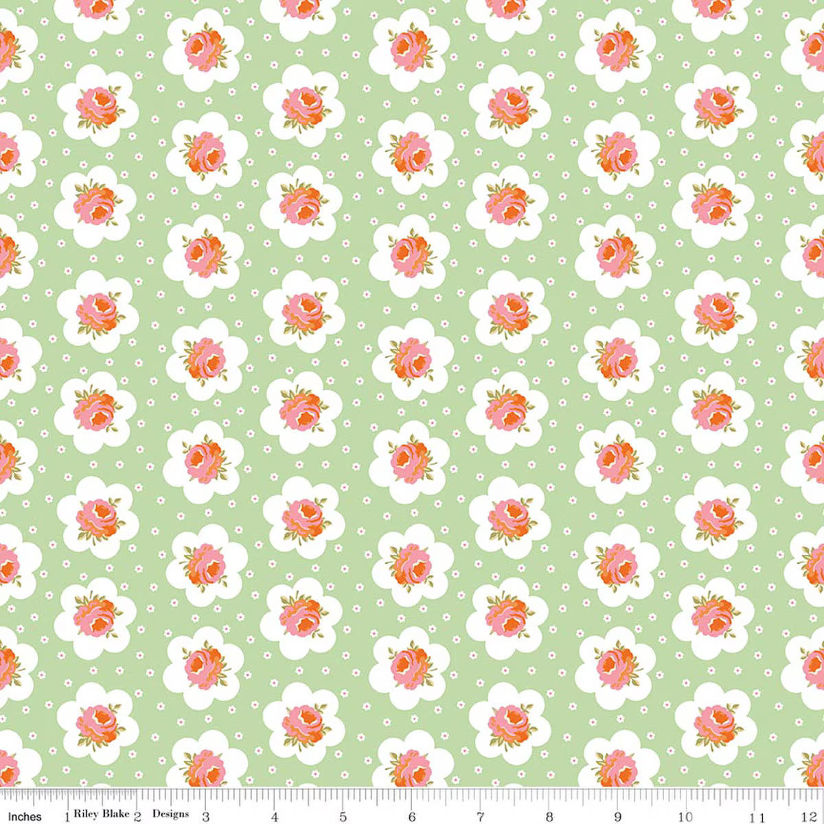 Peach Cobbler Tea Tin Rose Green