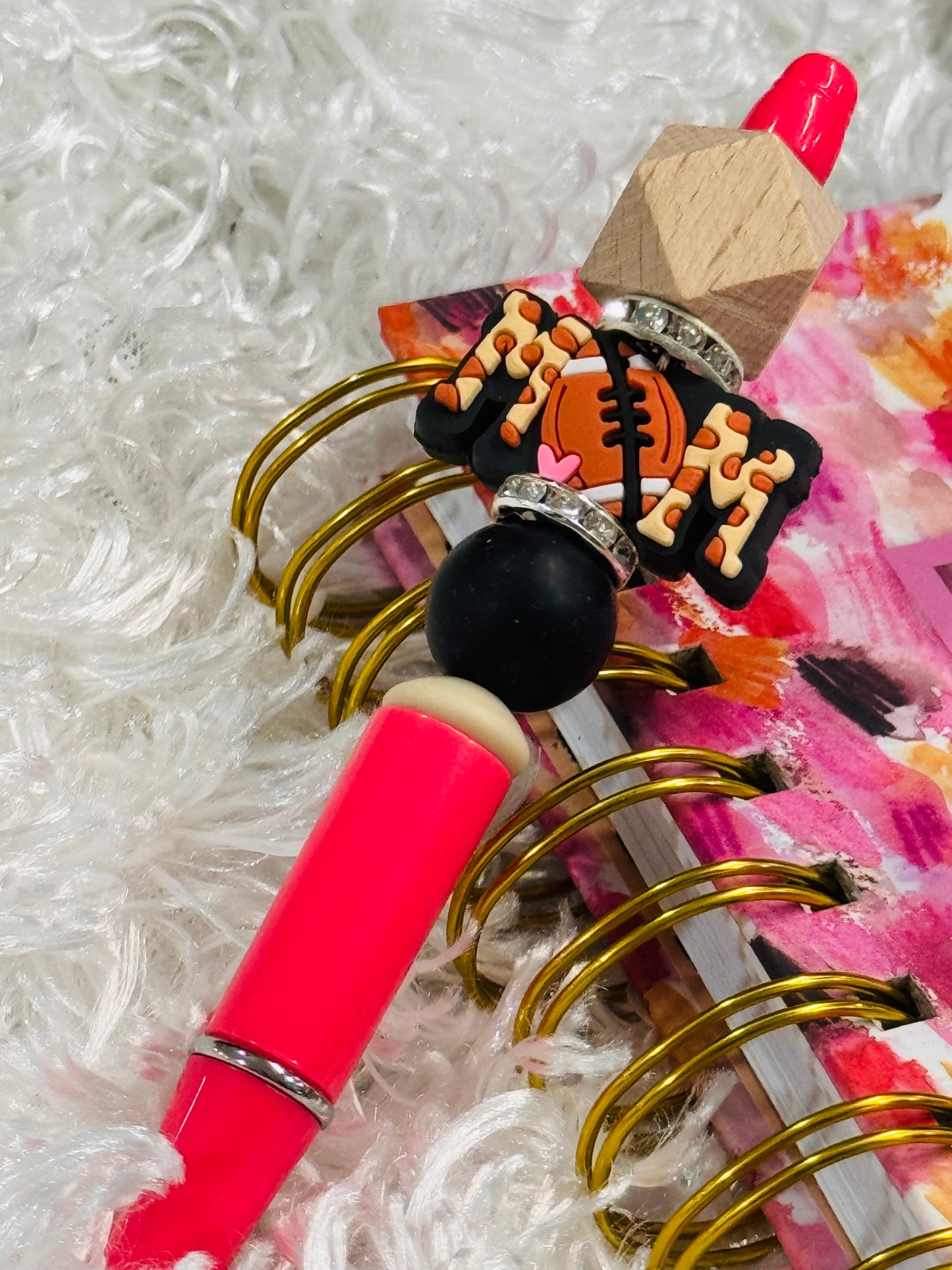 Football MOM Beaded Pen
