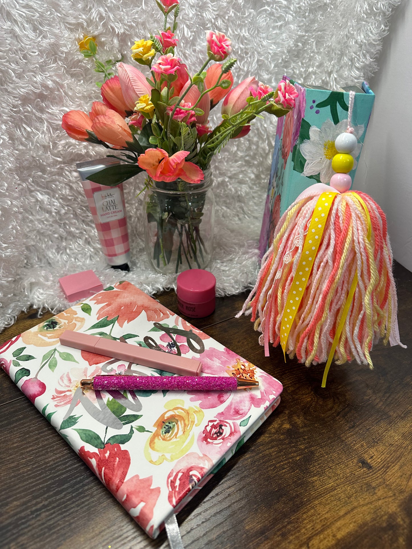 Peachy Magnolia Bookmarks - Sherbet
