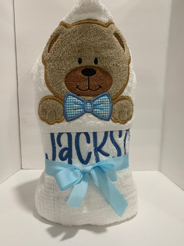 Hooded Towel Bear
