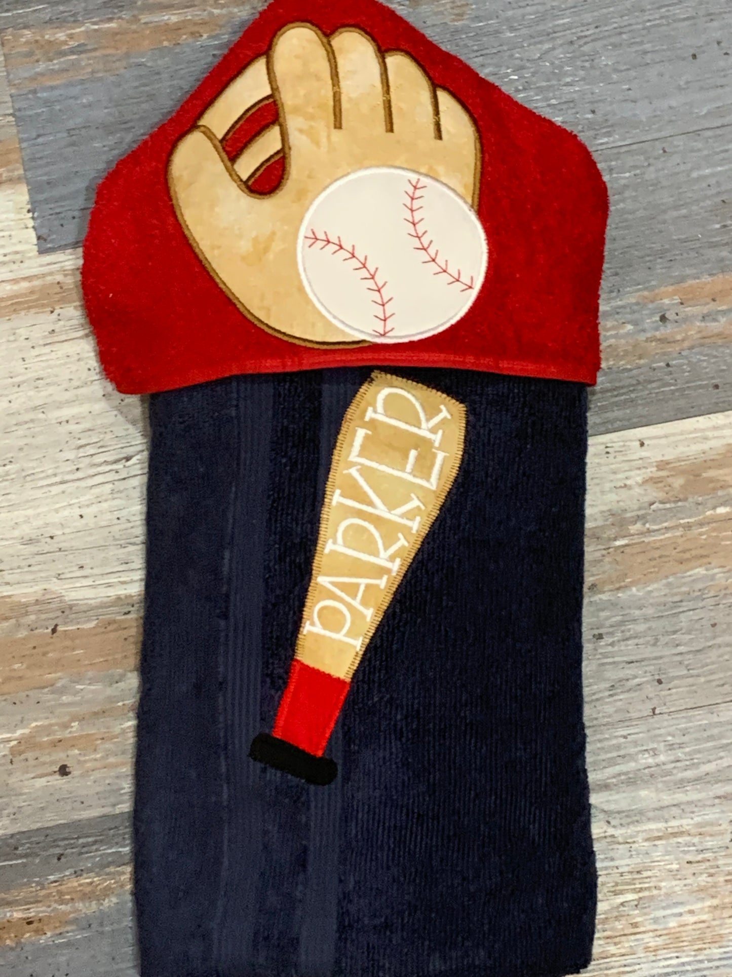 Hooded Towel Baseball