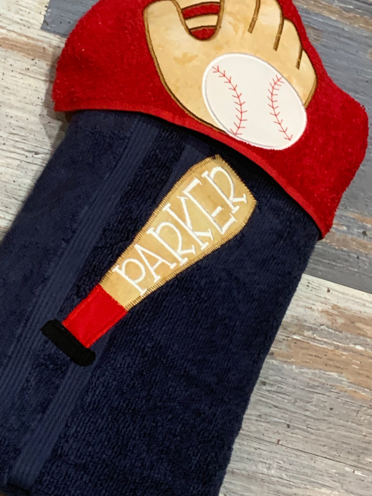 Hooded Towel Baseball
