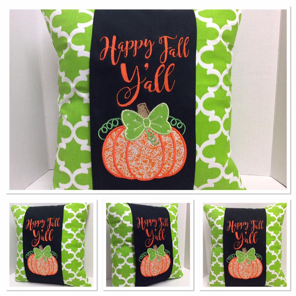 Fall Pumpkin Pillow Wraps 131