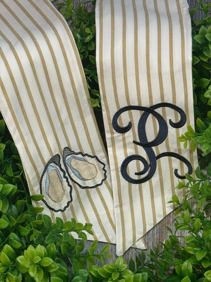 Oyster Wreath Door Sash