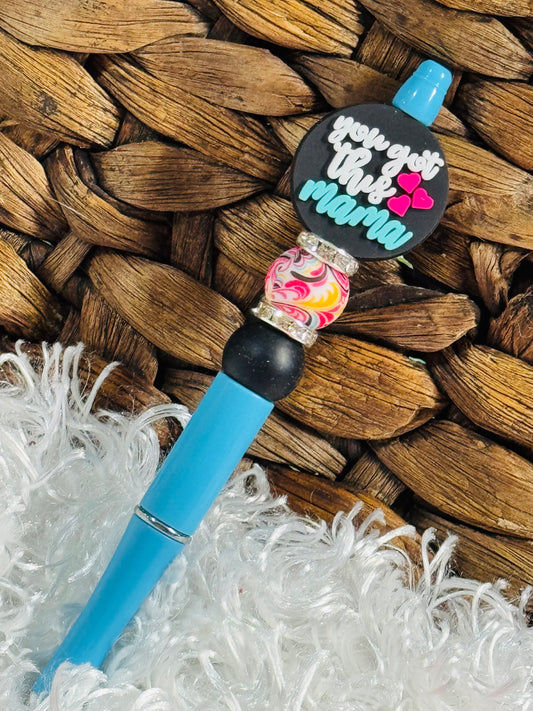 You Got This Mama Beaded Pen
