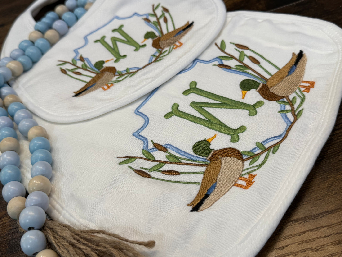 Burp Cloth and Bib