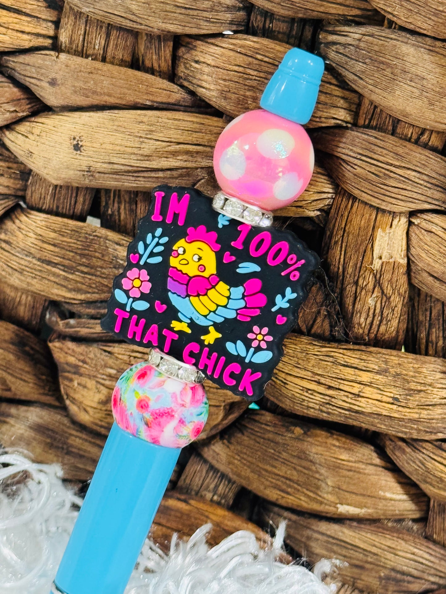 Chick Beaded Pen