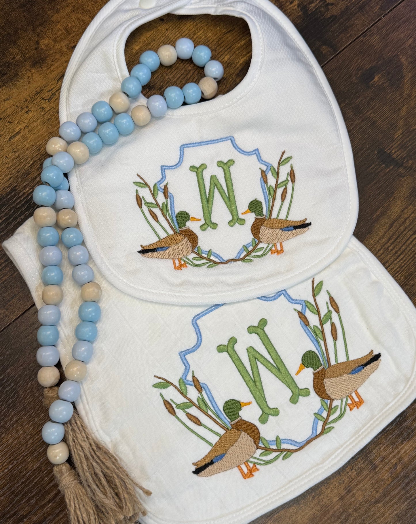 Burp Cloth and Bib