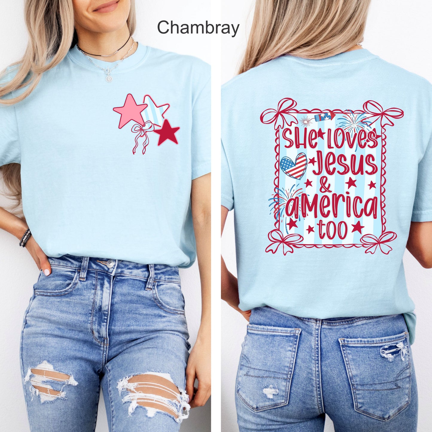 PRE-ORDER She Loves Jesus & America Too