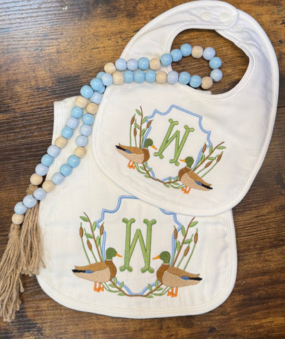 Burp Cloth and Bib