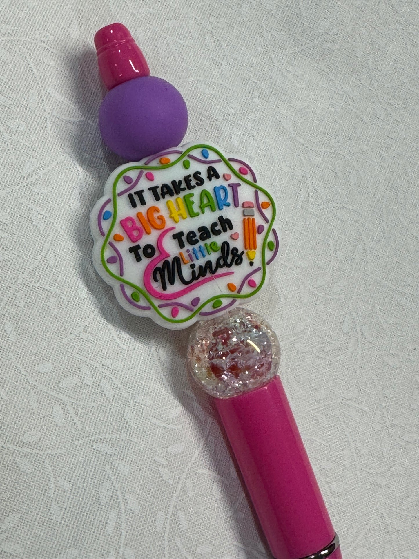 Teaching Little Minds Beaded Pen