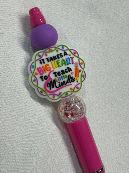 Teaching Little Minds Beaded Pen