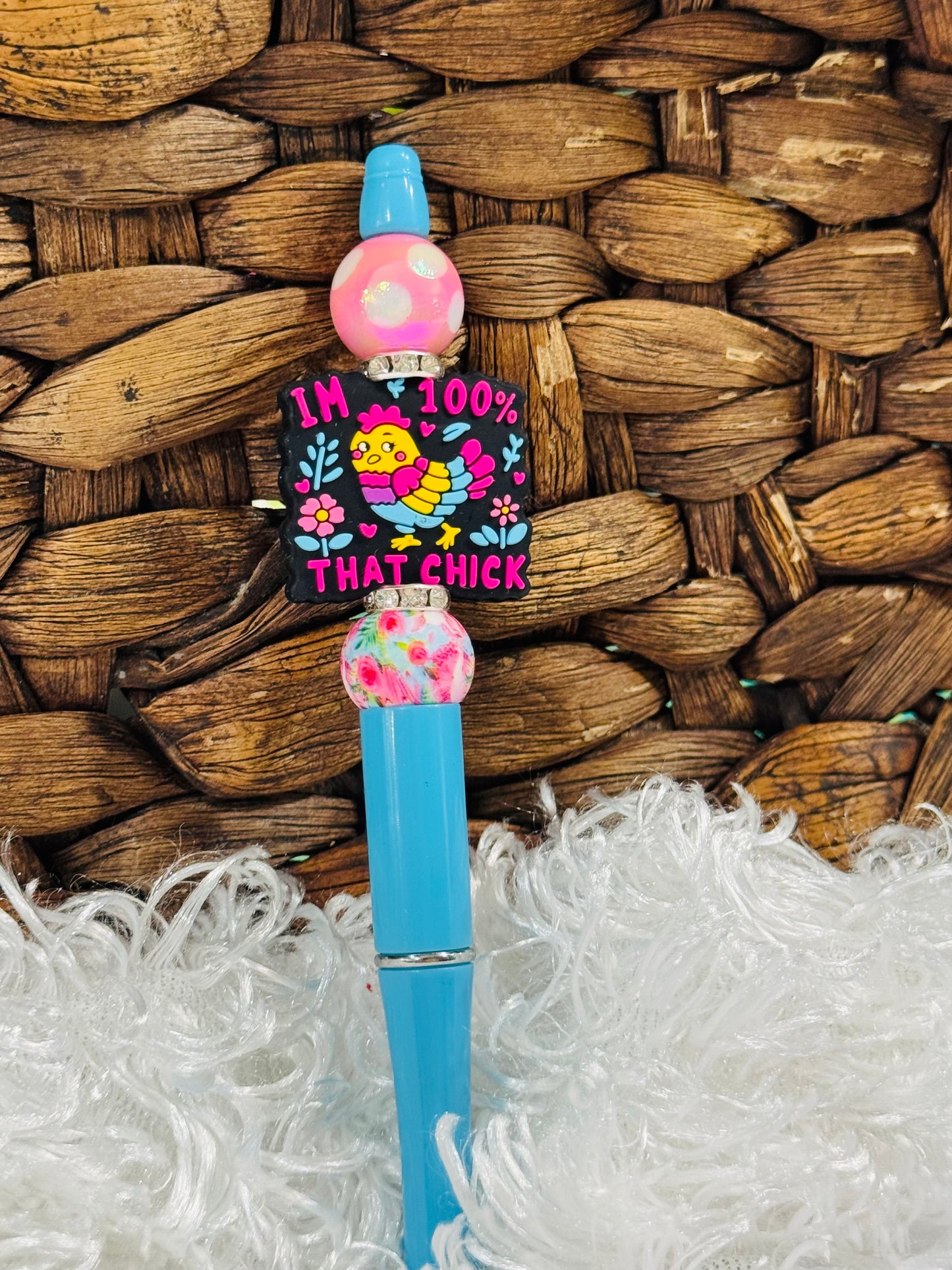 Chick Beaded Pen