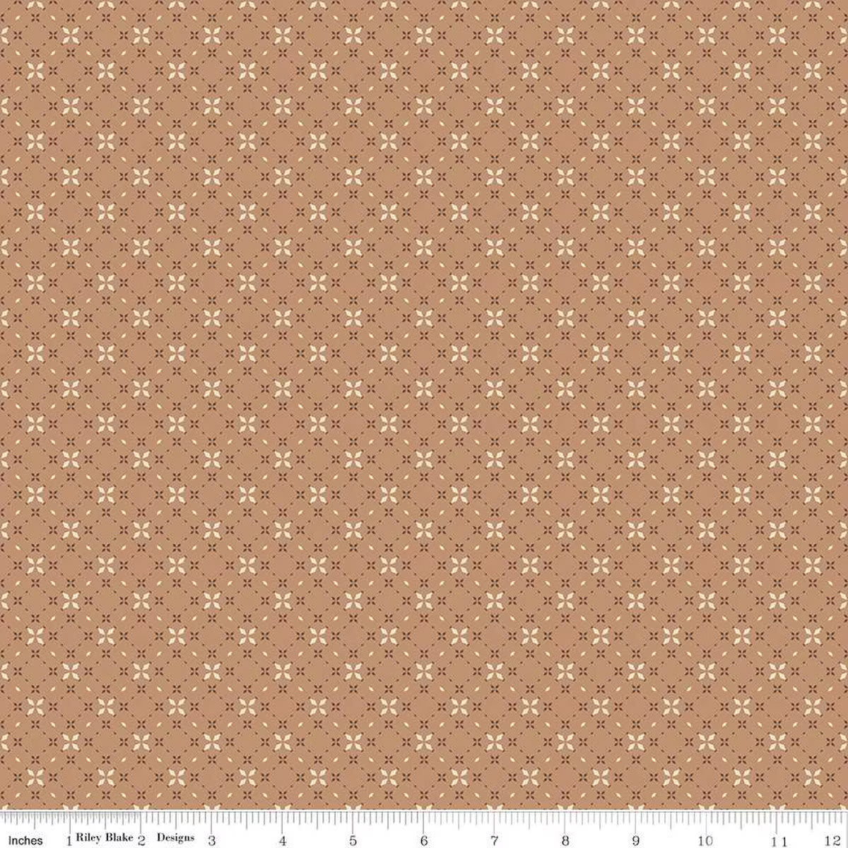 Evening on the Prairie Geo Floral Sienna