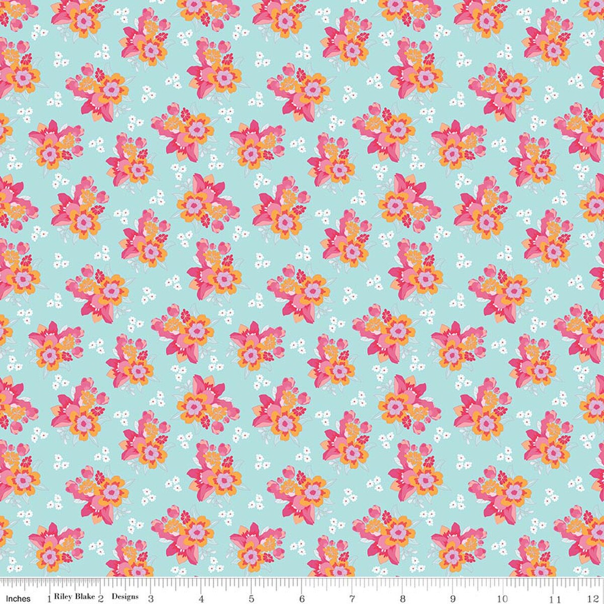 Flourish Bouquet Aqua