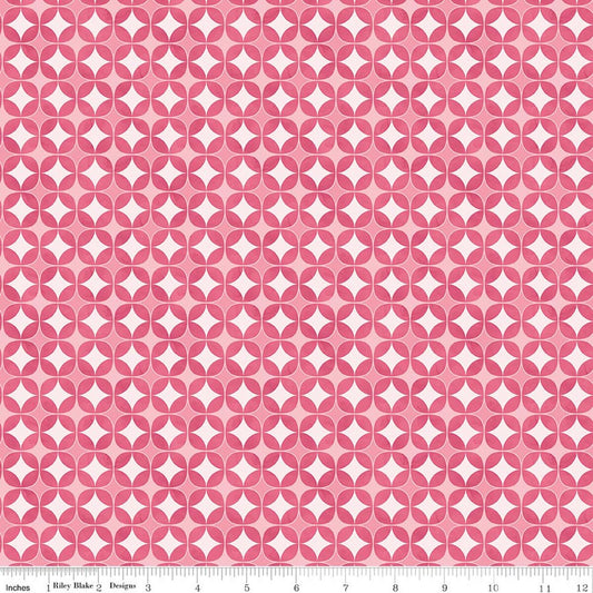 Painted Petals Geo Circles Pink