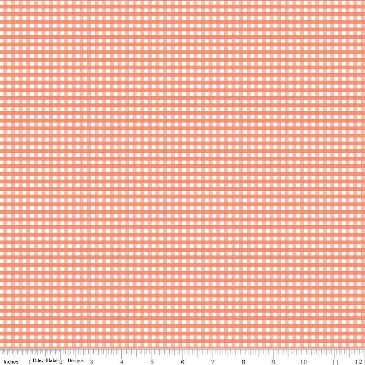 Gingham - Salmon