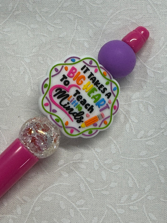 Teaching Little Minds Beaded Pen