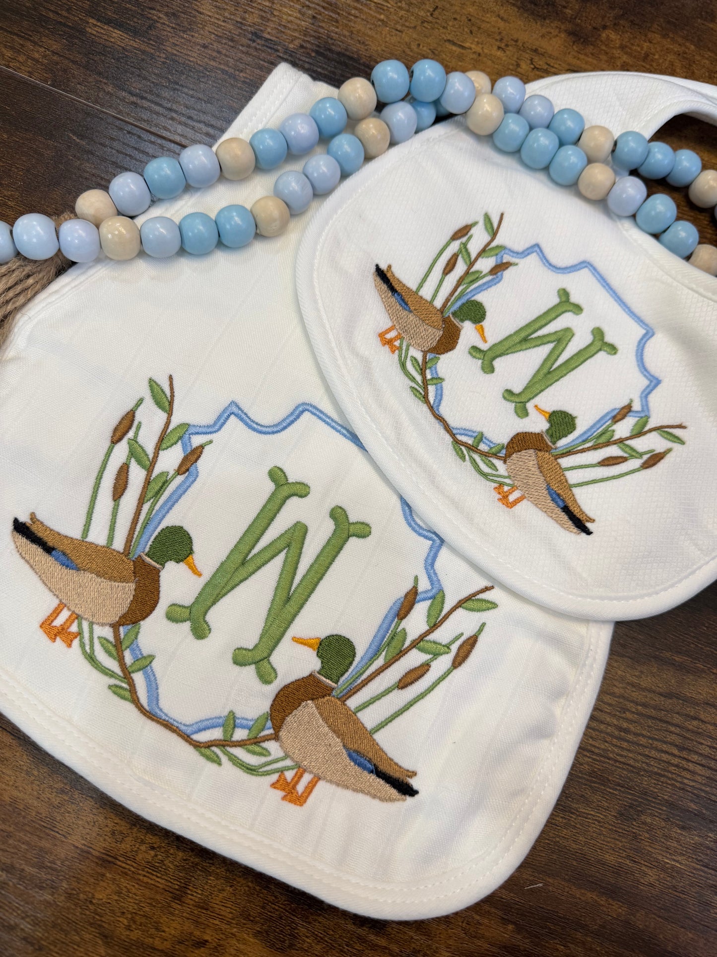 Burp Cloth and Bib