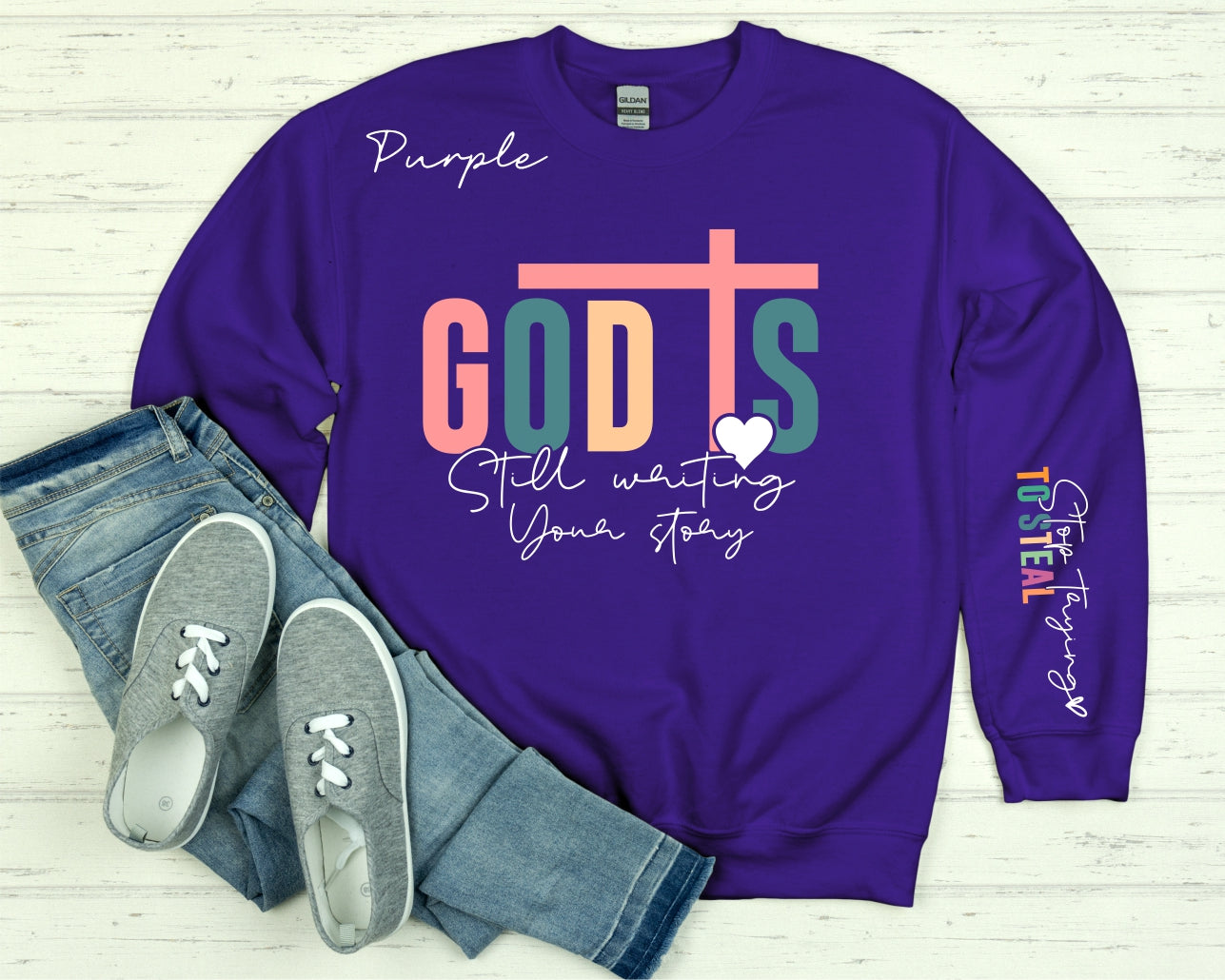 God Is Still Writing Sweatshirt