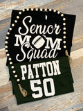 Senior Mom Football Squad TShirt Short Sleeve