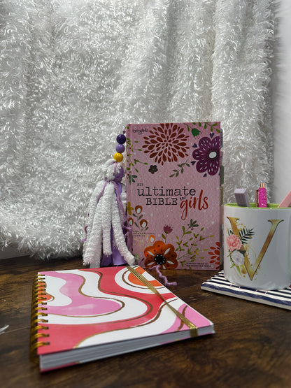 Peachy Magnolia Bookmarks - Layla