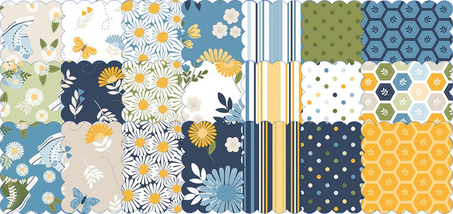 Sunshine & Dandelions Fat Quarter Bundle