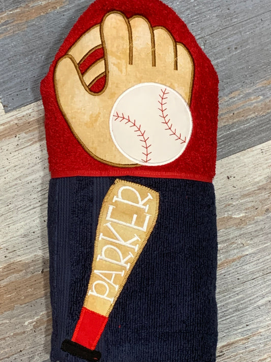 Hooded Towel Baseball