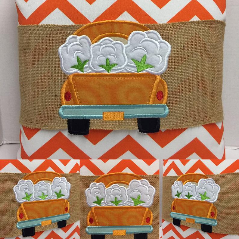 Truckin' Cotton Pillow Wraps 133