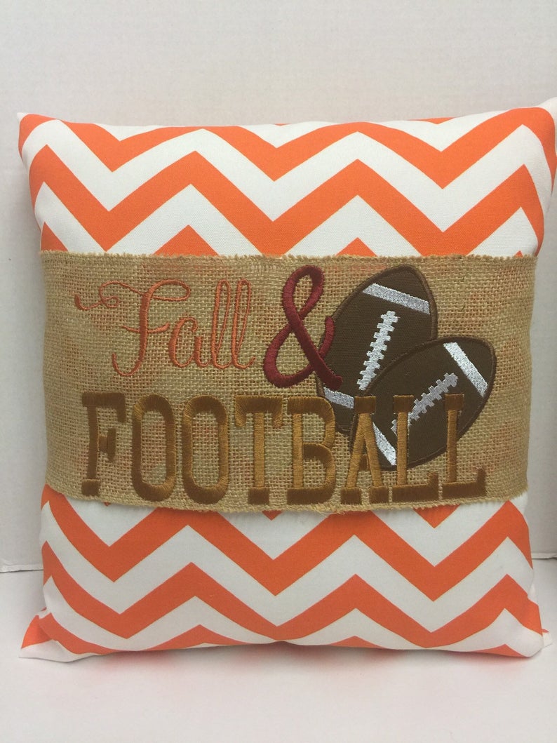 Fall and Football Pillow Wraps 135