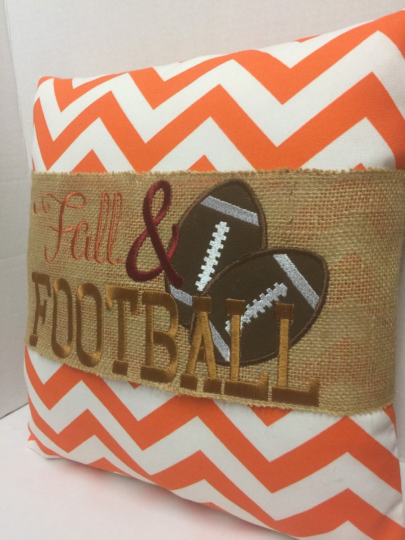 Fall and Football Pillow Wraps 135