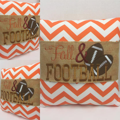 Fall and Football Pillow Wraps 135