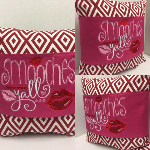 Valentine's Smooches Y'all Pillow Wraps 121