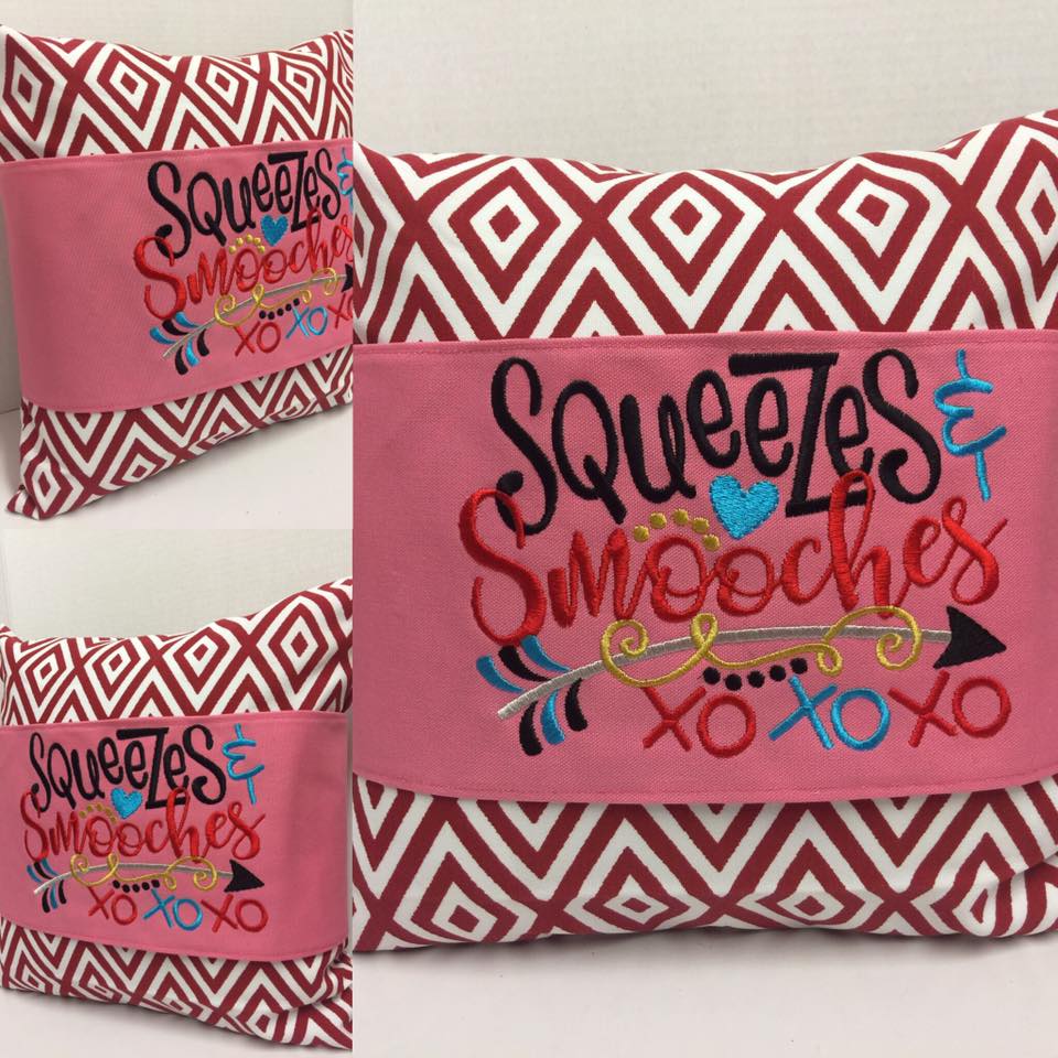 Valentine's Squeezes & Smooches Pillow Wraps 119