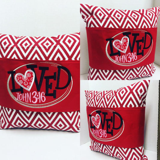 Valentine's John 3:16 Pillow Wraps 120