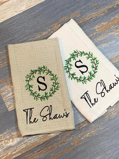 Personalized Dish Towel