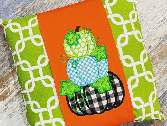 Stacked Pumpkins Pillow Wraps 163